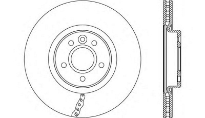 OPEN PARTS bdr269020 -  Тормозной диск